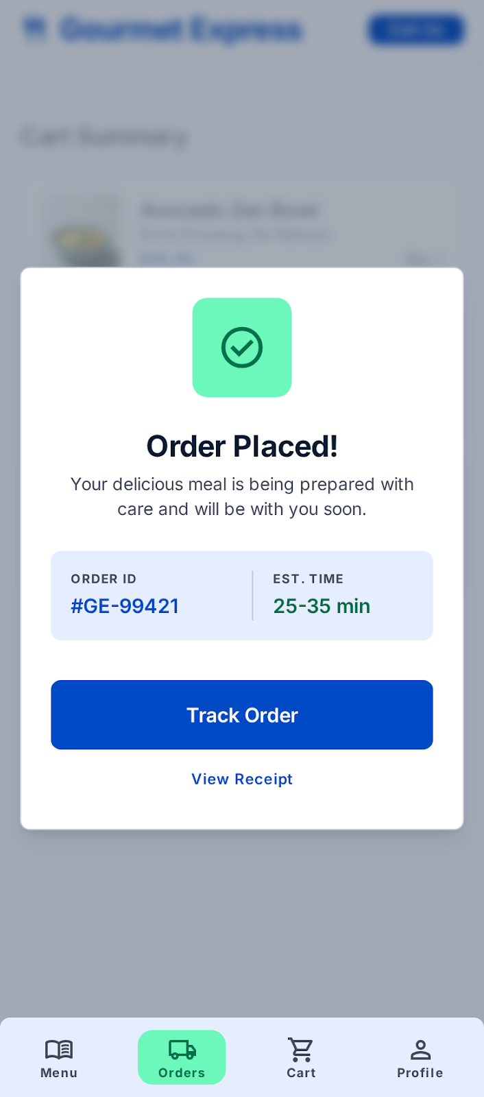 Order Confirm